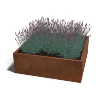 Kit carré potager "Acier corten"